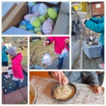 Zwergenschule - Osterschmückaktion